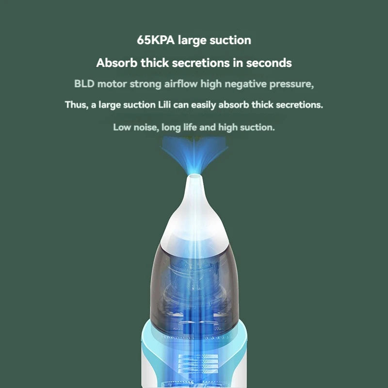 Electric Baby Nasal Aspirator – Rechargeable Nose Suction Tool