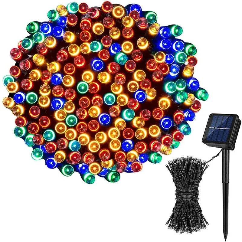 Solar LED String Lights Outdoor Waterproof Fairy Garden Lights