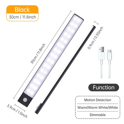 USB Rechargeable Motion Sensor LED Light – Cabinet & Wardrobe