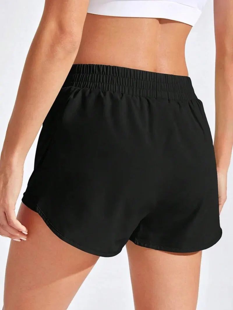 Women's High Waist Yoga Shorts – Seamless Stretch Activewear