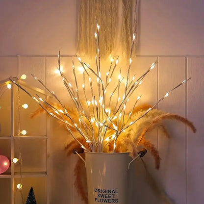 LED Birch Branch Lights – Battery Operated Decorative Twig Light