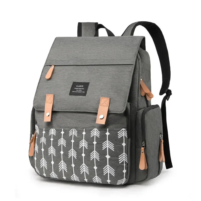 Waterproof Diaper Backpack with Changing Mat for Moms