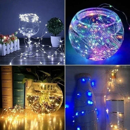Fairy String Lights Battery Operated LED Mini Wire Lights for Home Decor