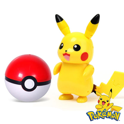 12 Style Pokémon Ball Pikachu Mewtwo Action Figure Collection