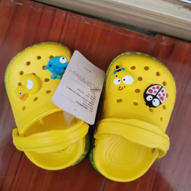 Kids Cartoon Clog Sandals – Lightweight Summer Garden Shoes