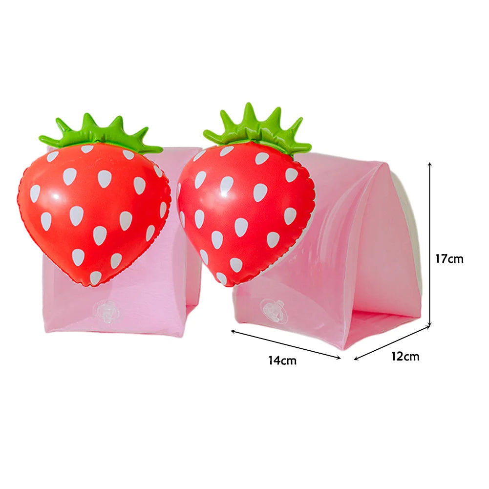 Inflatable Swim Arm Floaties for Kids & Adults – Fun Animal Design Swimming Armbands (1 Pair)