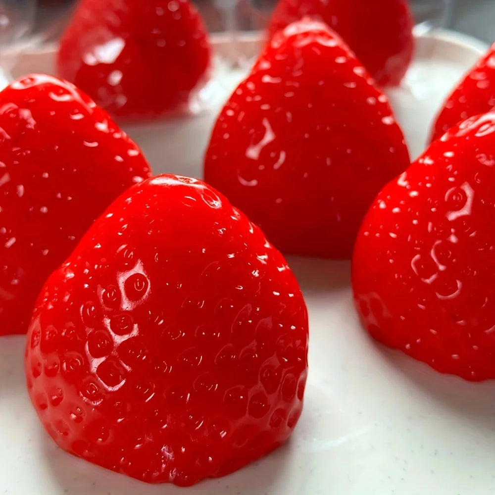 Squishy Strawberry Squeeze Toy – Soft Stress Relief Fidget Toy for Kids