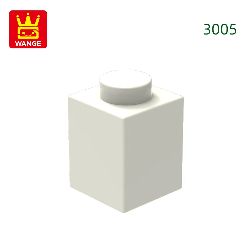 Wange 3005 1x1 Basic Brick MOC Parts – 232pcs Bulk Pack