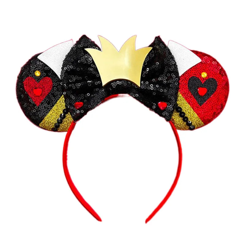 Disney Mouse Ear Headband Sequin Bow for Girls Adults Halloween Party