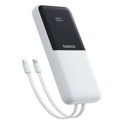 Baseus 20000mAh Power Bank – 22.5W PD Fast Charging with Built-In Cables