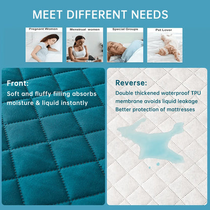 Waterproof Quilted Mattress Protector – 3D Air Fabric Deep Pocket Cover