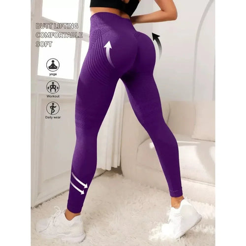 High Waist Butt Lifting Leggings – Tummy Control Scrunch Pants