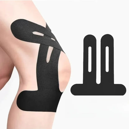 Kinesiology Knee Tape – Waterproof Elastic Pre-Cut Support Strips
