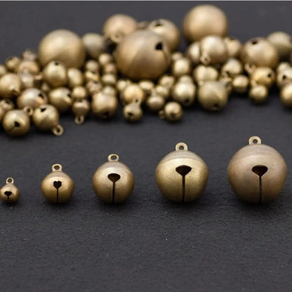 Bronze Metal Jingle Bells for DIY Crafts & Christmas Decor