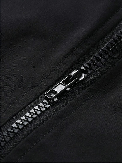 Men's Color-Block Lightweight Jacket – Casual Zip-Up Windbreaker