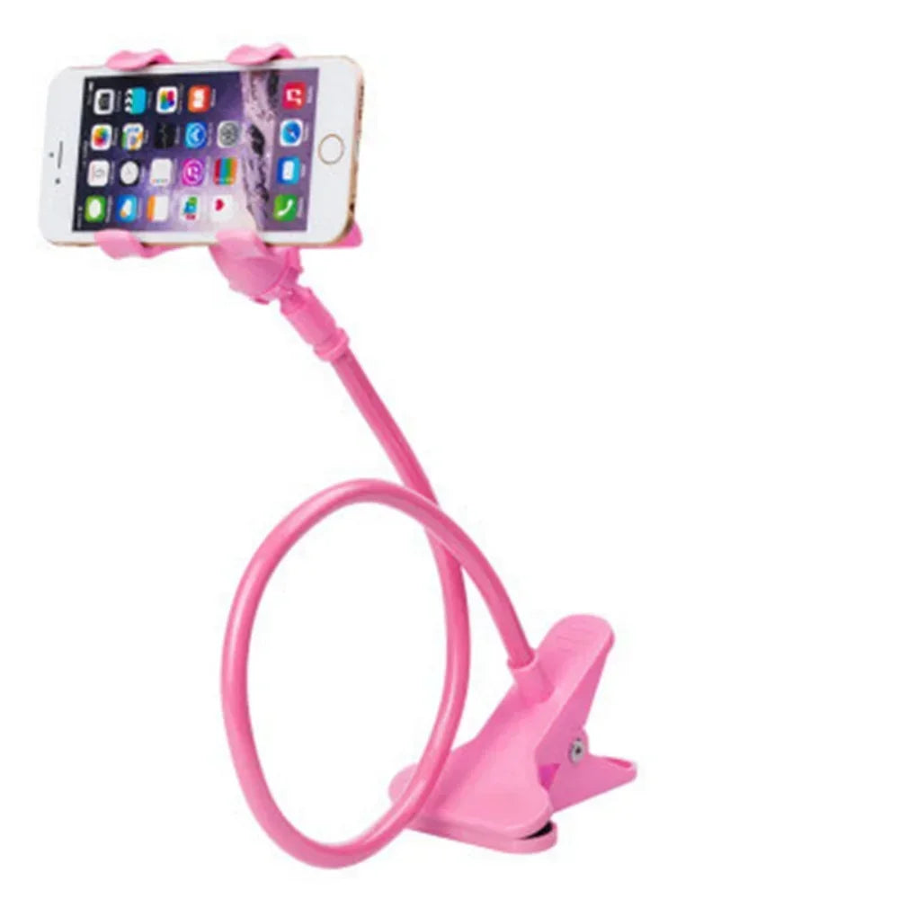 Flexible Long Arm Phone Holder with Clip – Lazy Bed & Desk Mount