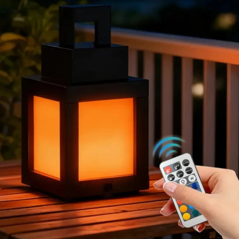 Pixel Lantern LED Night Light – 16 Color Changing Wall Lamp