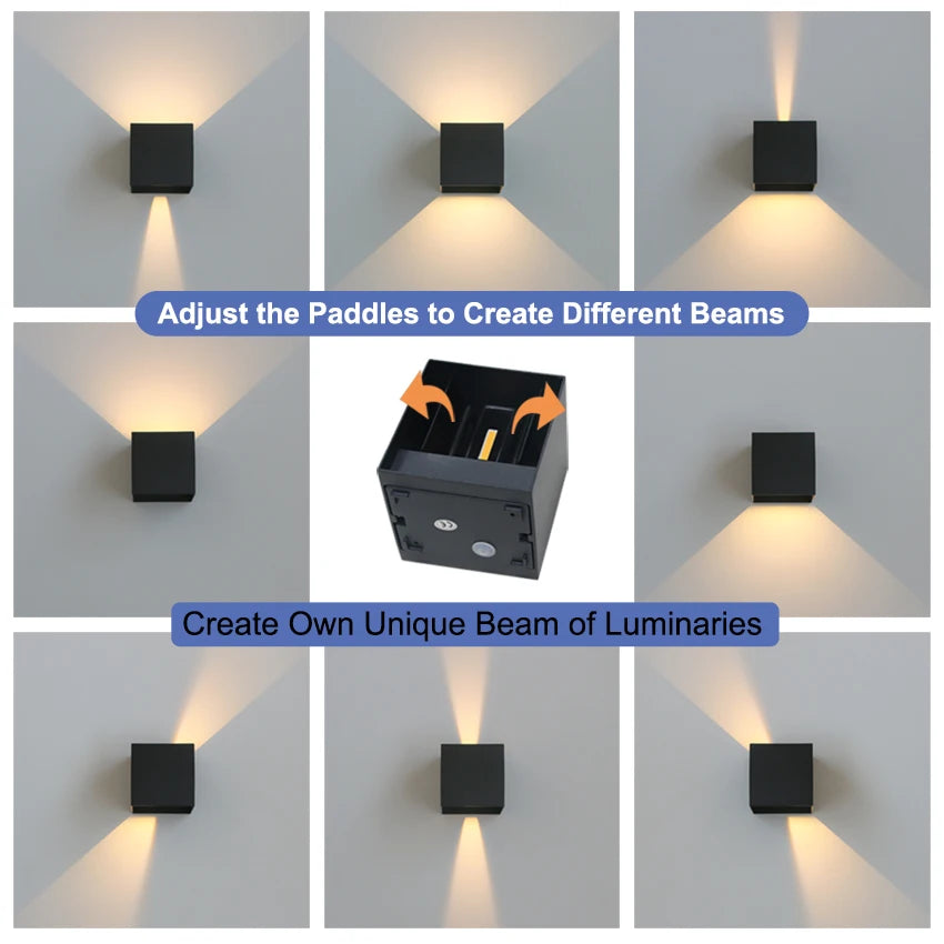 LED Outdoor Wall Light – Waterproof Aluminum Up Down Sconce