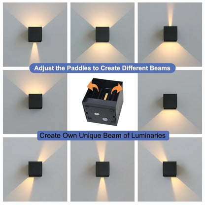LED Outdoor Wall Light – Waterproof Aluminum Up Down Sconce