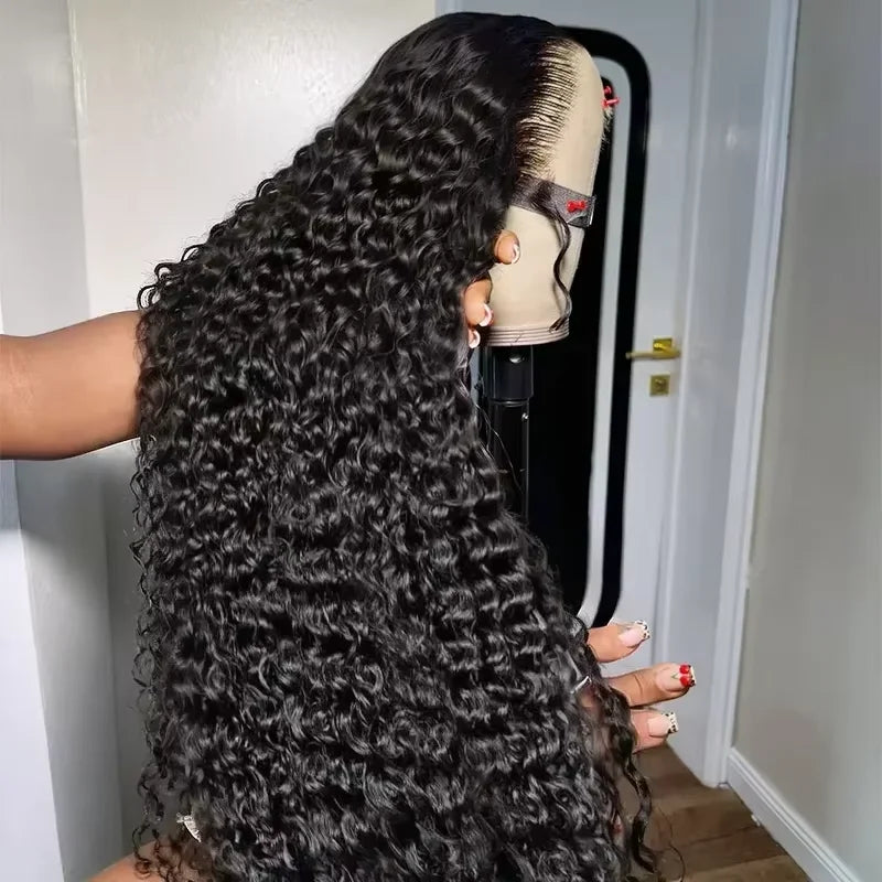 Deep Wave Lace Front Wig Human Hair 13x4 13x6 5x5 HD Lace 250% Density