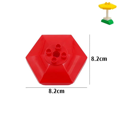 Large Building Blocks Playground Parts – Duplo Compatible Accessories