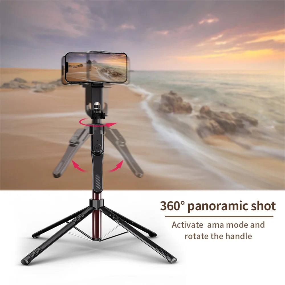 Selfie Stick Tripod 185cm with Fill Light & Bluetooth Remote