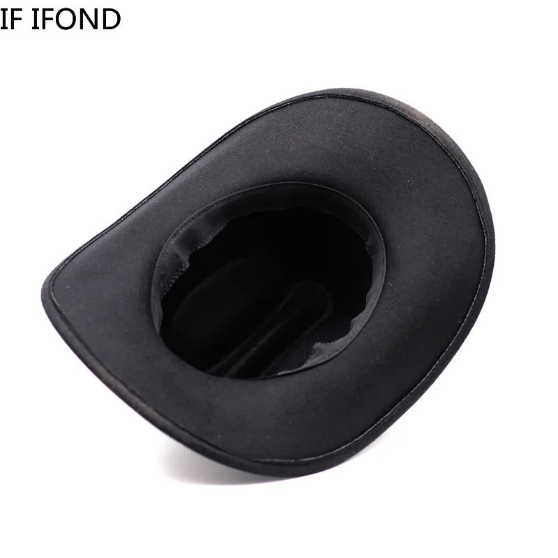 Cowboy Hat – Unisex Vintage Western Wide Brim Hat