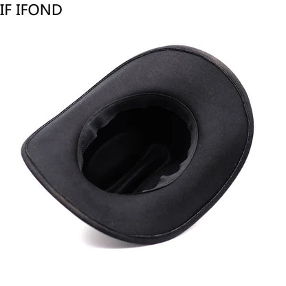Cowboy Hat – Unisex Vintage Western Wide Brim Hat