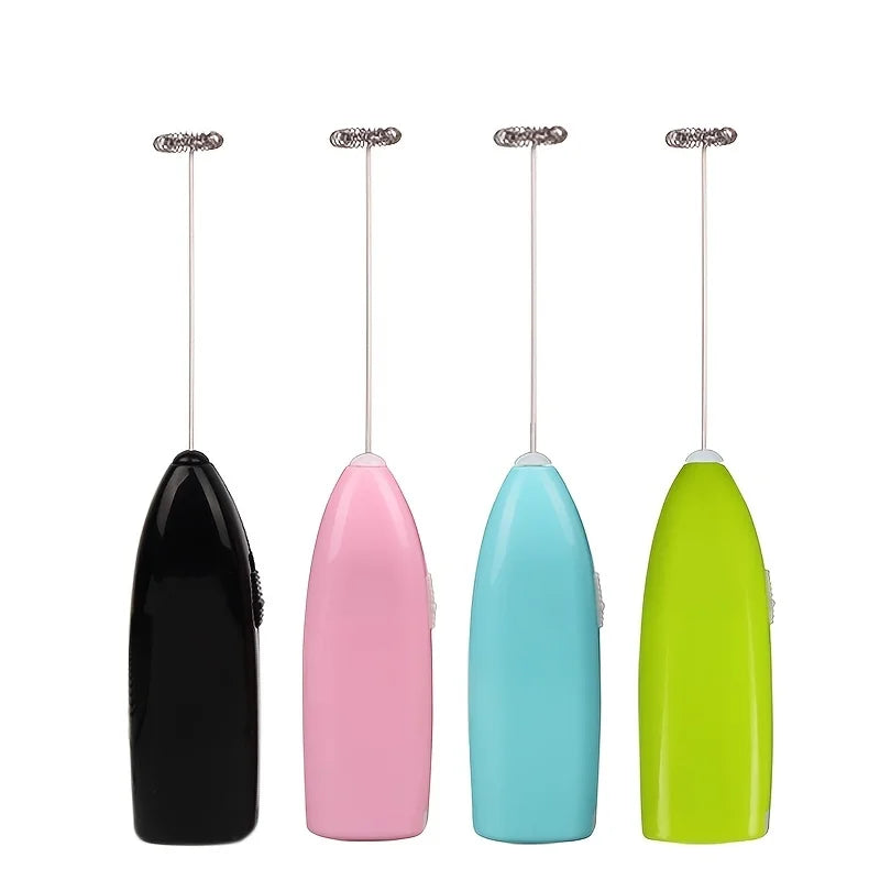 Handheld Electric Milk Frother – Mini Coffee Whisk & Egg Beater