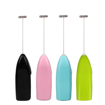 Handheld Electric Milk Frother – Mini Coffee Whisk & Egg Beater
