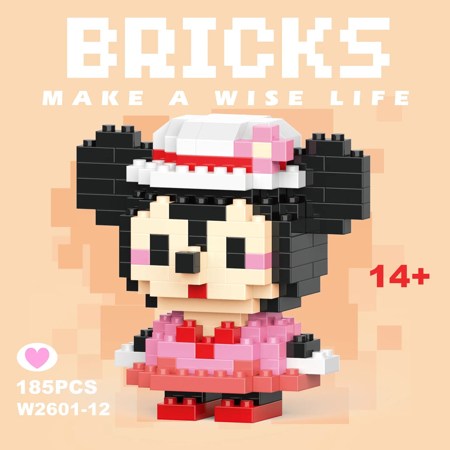 Disney Character Mini Building Blocks Set – Micro Bricks Figures 135–214 PCS