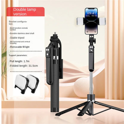 Selfie Stick Tripod with Bluetooth Remote – 170cm Extendable