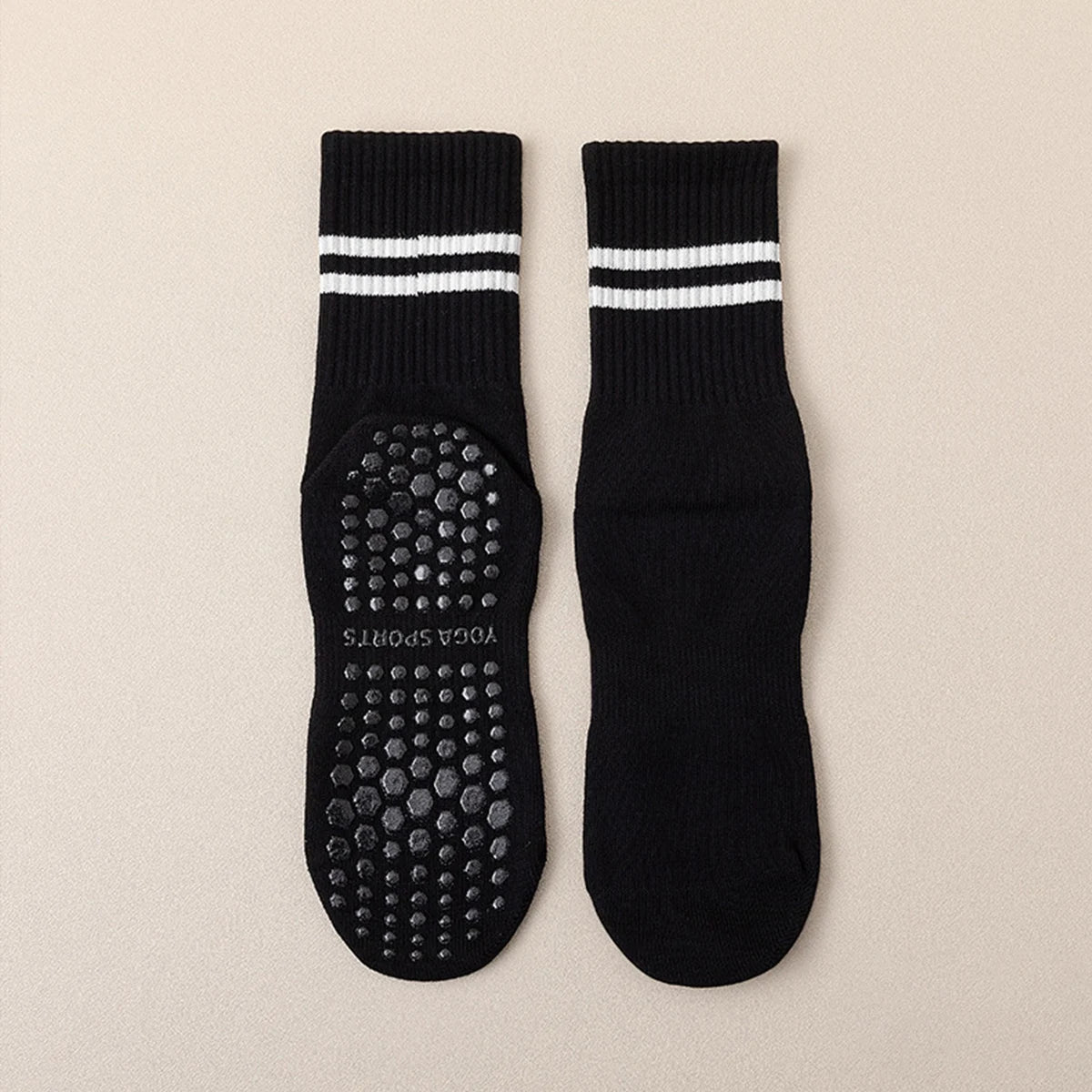 4 Pairs Women's Non Slip Pilates Yoga Grip Socks