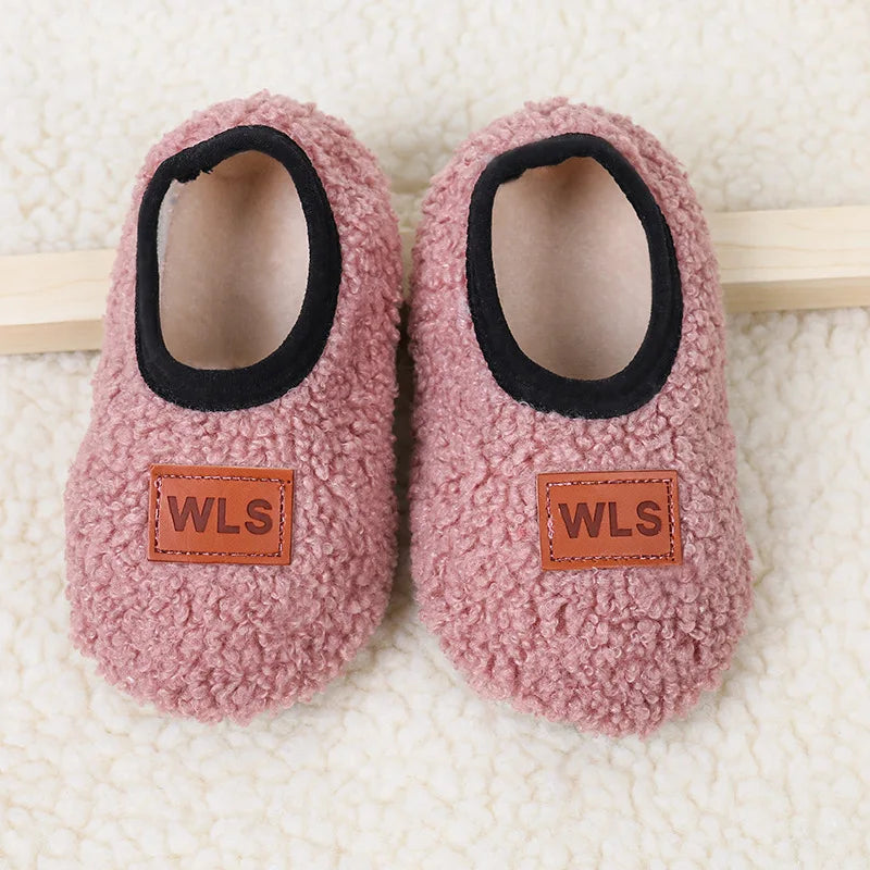 Baby Plush Floor Sock Shoes – Soft Anti-Slip Toddler Slippers
