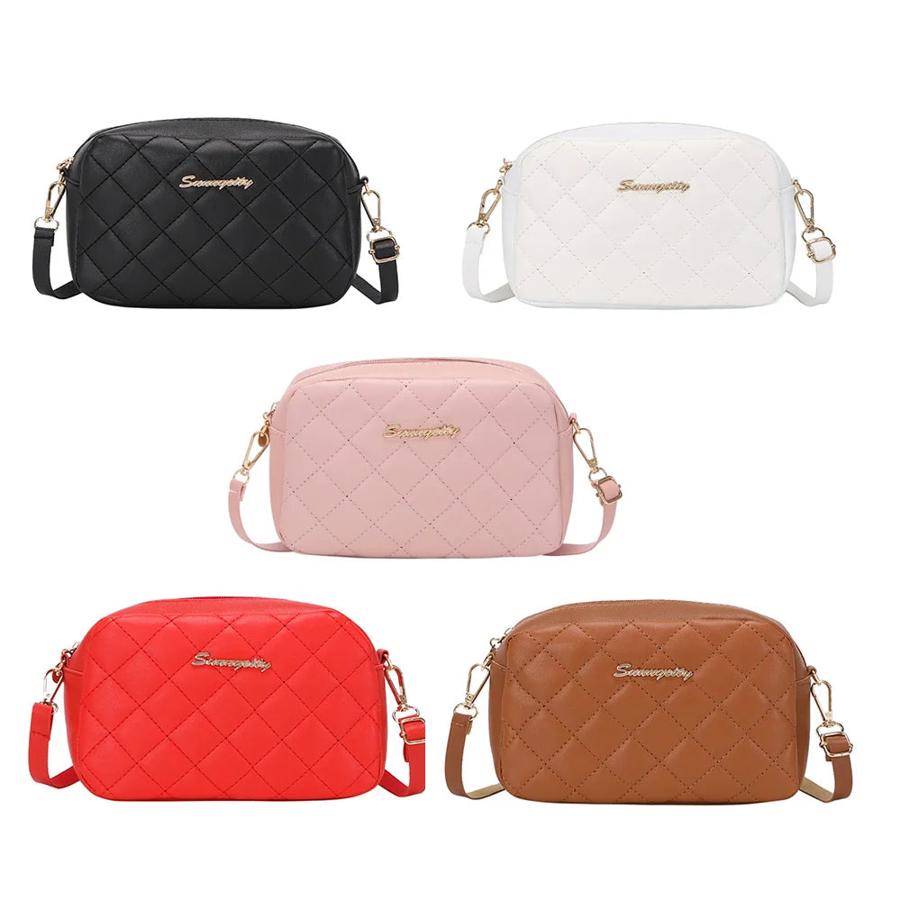 Quilted Crossbody Bag Women Small Leather Shoulder Bag