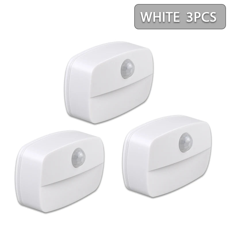 Motion Sensor Night Light Wireless Battery LED Cabinet Lamp