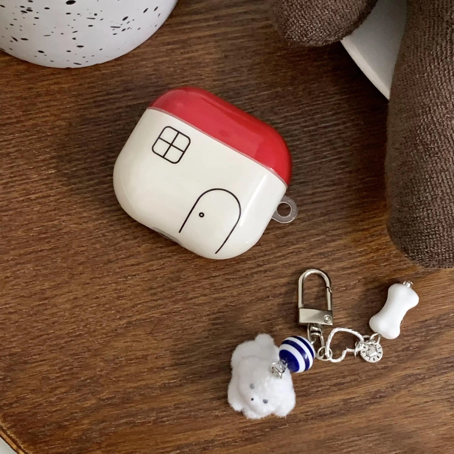 Cute House Pattern AirPods Case – Fits All AirPods Models