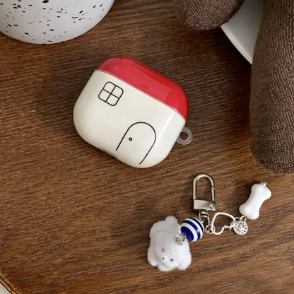 Cute House Pattern AirPods Case – Fits All AirPods Models