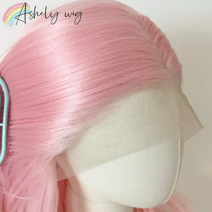 13x4 Lace Front Wig – 26 Inch Long Straight Synthetic Wig for Women