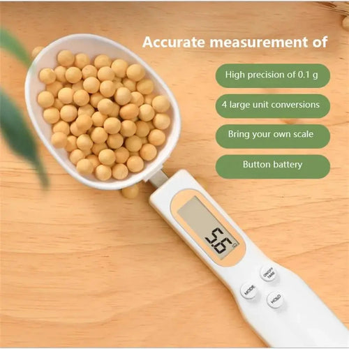 Digital Measuring Spoon Scale – LCD Kitchen Gram Scale