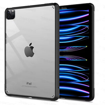 Clear Silicone iPad Case with Protective Bumper – Multi-Model Compatible
