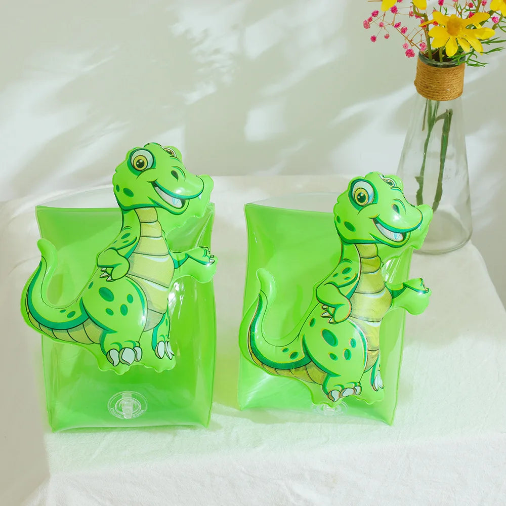 Inflatable Swim Arm Bands Kids Pool Floaties with 3D Design