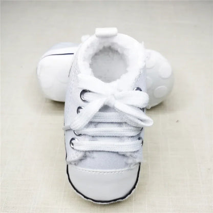Baby Canvas Sneakers – Soft Sole First Walkers for Boys & Girls