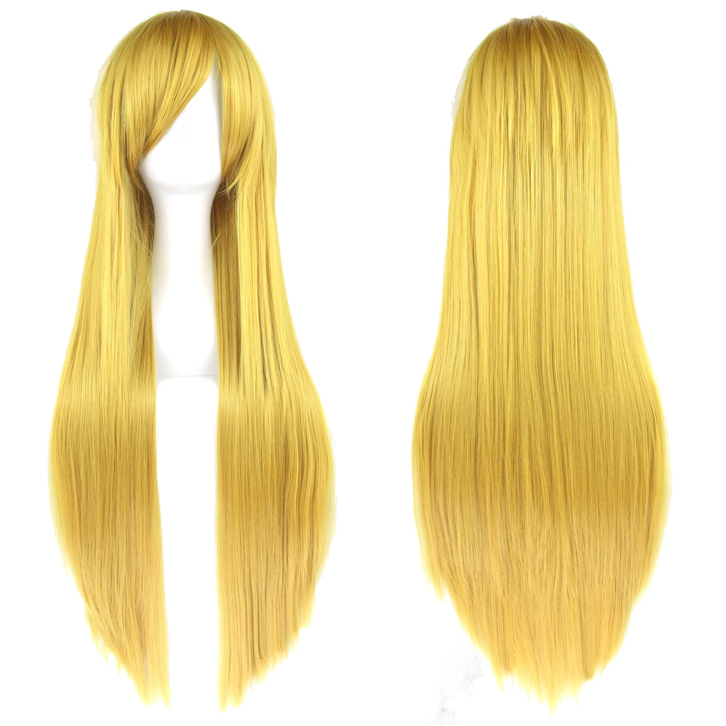 80cm Long Synthetic Cosplay Wig – Straight Hair, 36 Colors