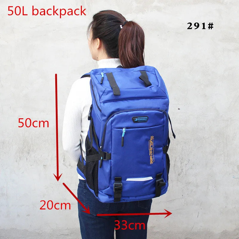 Men's Outdoor Backpack 50L/80L – Hiking Travel Rucksack