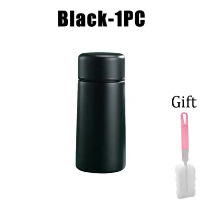 Mini Stainless Steel Thermos 160ml – Portable Pocket Flask for Coffee & Water