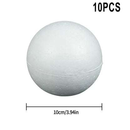 Polystyrene Foam Balls 10pcs DIY Craft Party Decoration