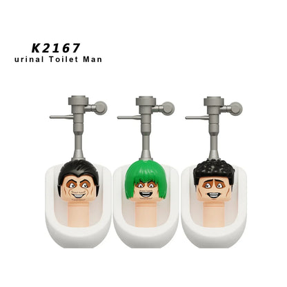 Skibidi Toilet Mini Building Block Figures – TV Man, Cameraman & More