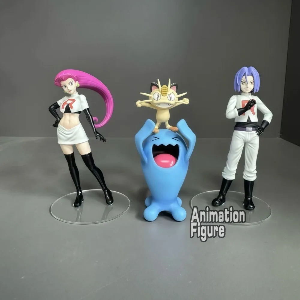 3 to 11CM Pokémon Team Rocket PVC Action Figure Set