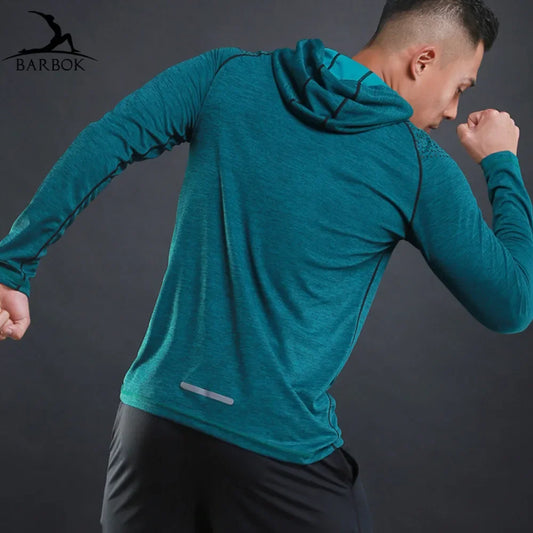 Reflective Running Hoodie – Unisex Night Jogging Sports Jacket